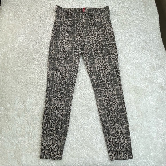 Spanx Size XL Jean-ish Ankle Length Leggings Pants Snakeskin #20018R Stretch - Picture 2 of 10